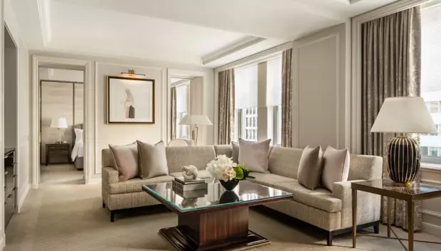 Una de las suites del Waldorf-Astoria.