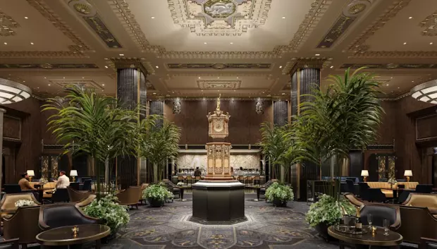 Lobby del hotel.