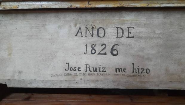 La original firma que reconoce al creador del instrumento