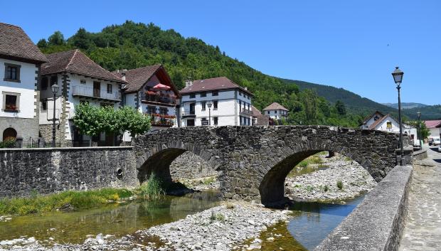 Puente medieval en Ochagavía.