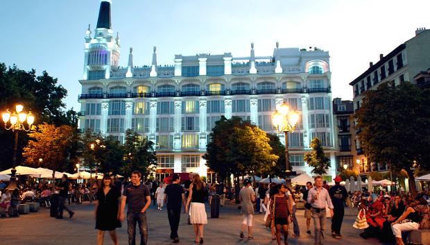 Plaza de Santa Ana en Madrid.