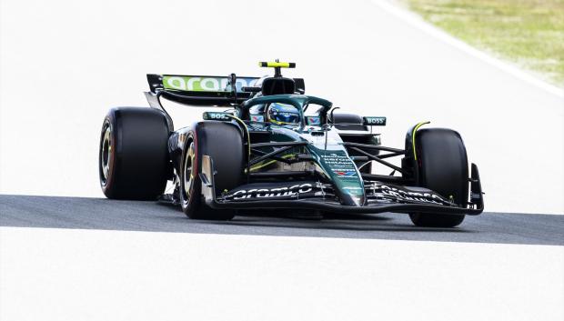 Alonso en el Gran Premio de Barcelona