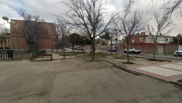 Plaza de San Cristóbal antes de la remodelación.