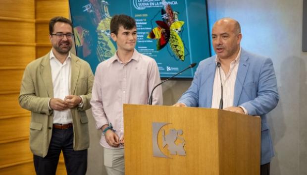 Roberto Palmer, Miguel Torralbo y Gabriel Duque