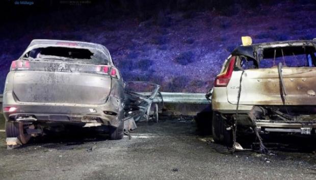 El siniestro se produjo sobre las 5.30 horas en una salida de la A-7 hacia Torremolinos