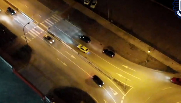 Según los agentes los jóvenes hacían atrocidades al volante