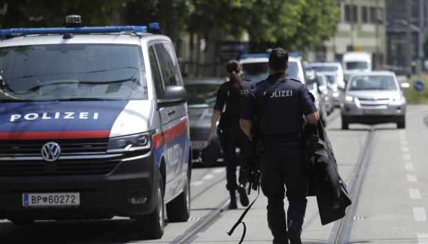La Policía, en el lugar de los hechos