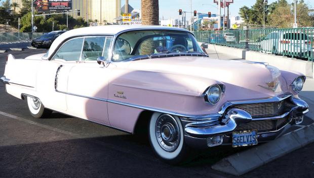 Cadillac rosa de Elvis Presley en Las Vegas
