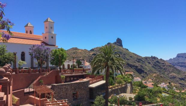 Precioso rincón del pueblo de Tejeda.