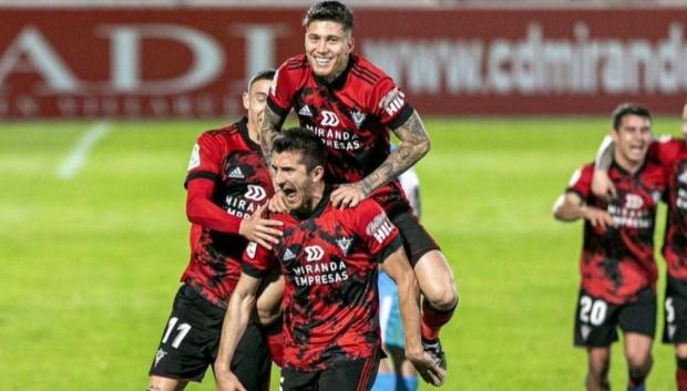 Dani Vivian fue el líder del Mirandés la temporada 20/21