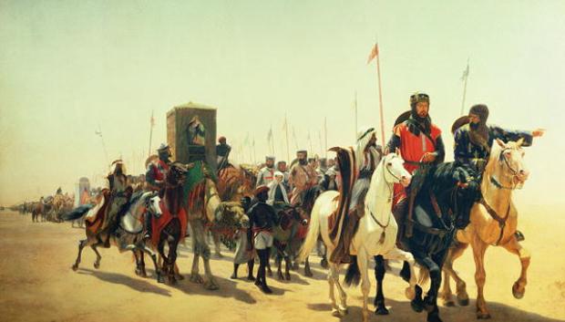 Ricardo Corazón de León camino de Jerusalén, James William Glass