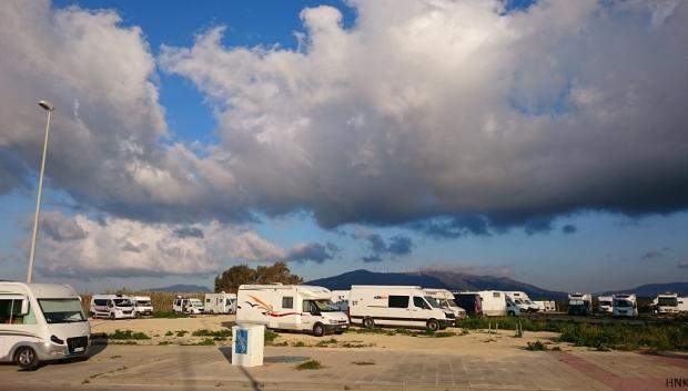 En España hay numerosas áreas controladas para las caravanas