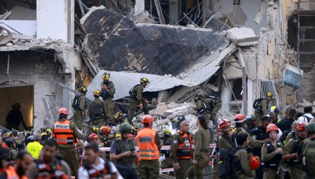 Israel volvió a ser blanco de una nueva oleada de misiles lanzados por Irán