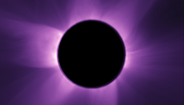 Eclipse solar generado por las naves de la Agencia Espacial Europea