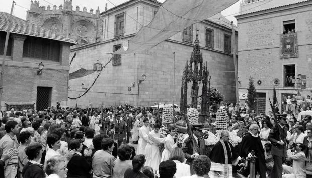 Foto antigua del Corpus en Toledo
