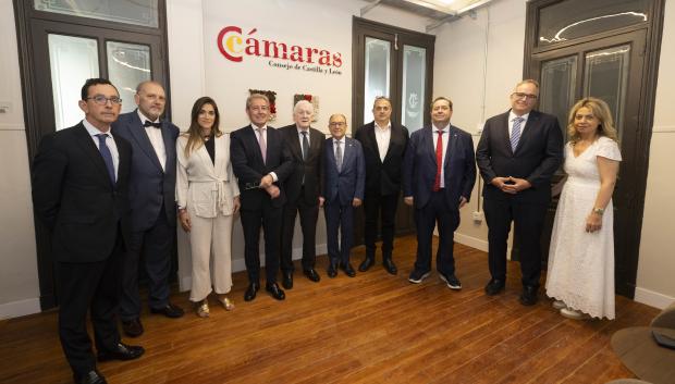 Reunión de los representantes de las Cámaras de Comercio e Industria de Castilla y León
