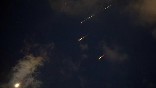 Las Fuerzas de Defensa de Israel activaron su sistema de alerta tras detectar el lanzamiento de diez misiles balísticos