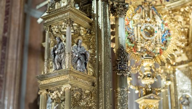 Imagen del nuevo aspecto de la Custodia del Corpus Christi de Valencia.