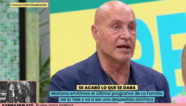 Kiko Matamoros, en el último programa de 'La familia de la tele'