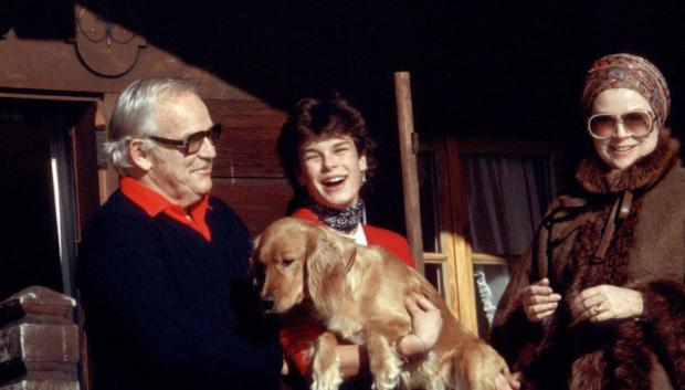 Rainier and Princess Grace  of Monaco in Gstaad