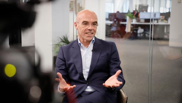 Jorge Buxadé, durante la entrevista