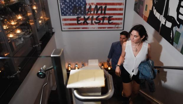 La presidenta de la Comunidad de Madrid, Isabel Díaz Ayuso, en Miami