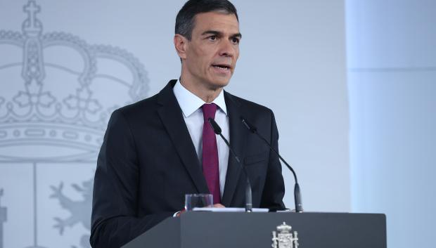 El presidente del Gobierno, Pedro Sánchez