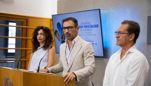 Gema Elena González, Félix Romero y Francisco Casas