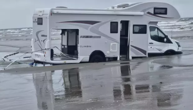 La situación hizo literalmente imposible salvar el vehículo