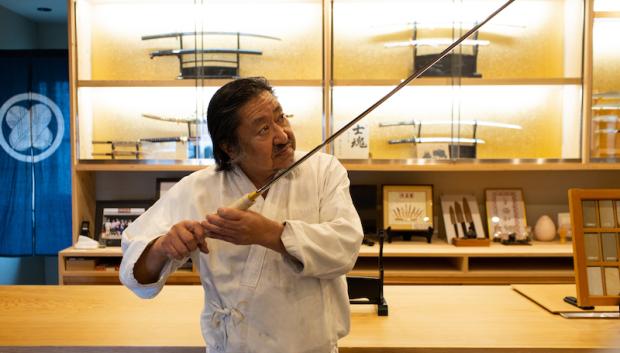 Artesano de katanas en Seki (Japón)