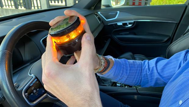 El problema está al encenderla en el coche
