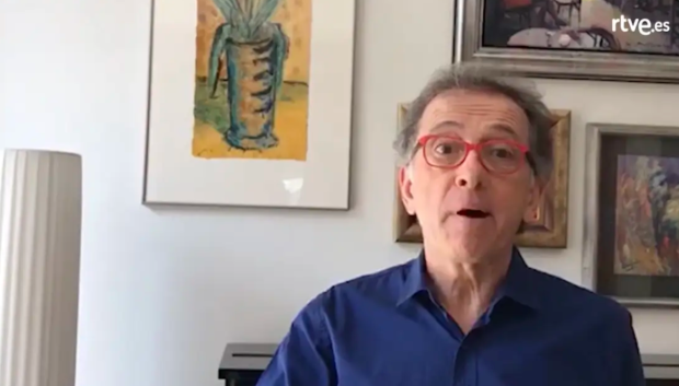 Jordi Hurtado mostró el interior de la vivienda en una conexión con TVE