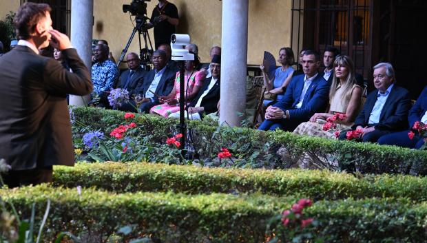 Begoña Gómez no fue a la cumbre de la OTAN en la Haya, pero sí ha estado en Sevilla