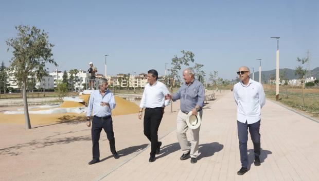 Miguel Ángel Torrico, José María Bellido, Rafael Ruiz y Luis Valdelomar
