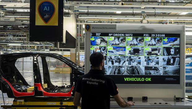 La información llega en tiempo real desde la cadena de montaje