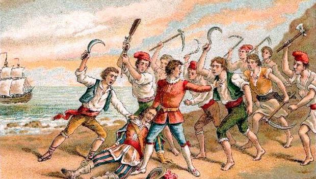 Ilustración del Corpus de Sangre, el detonante de la guerra 'dels Segadors'