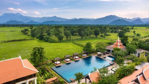 Vista aérea del Sriwilai Sukhothai.