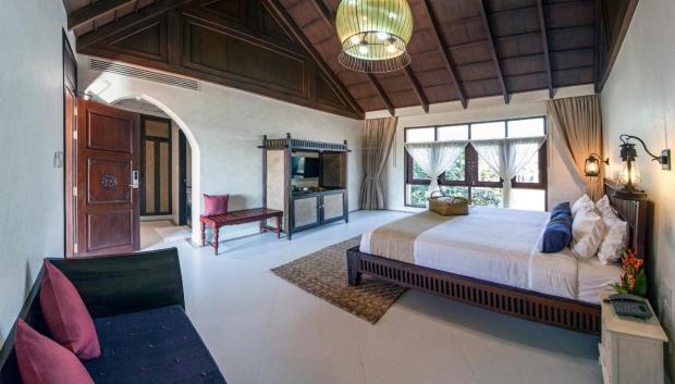 Una de las suites del resort.