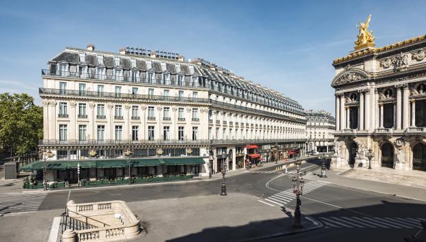 Fachada del hotel InterContinental Le Grand, en París.