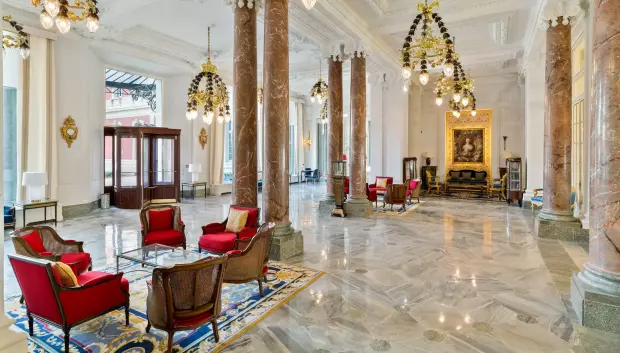 Lobby del Hotel du Palais.