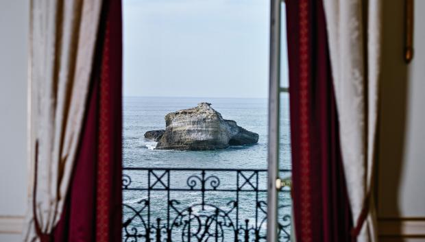 Vista desde una suite del Hotel du Palais.
