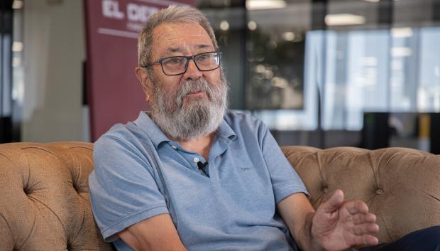 Cándido Méndez en la redacción de El Debate
