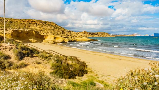 Playa de La Carolina, en Águilas.