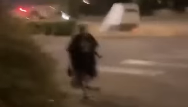 Esta mujer se libra por poco de la explosión del radar