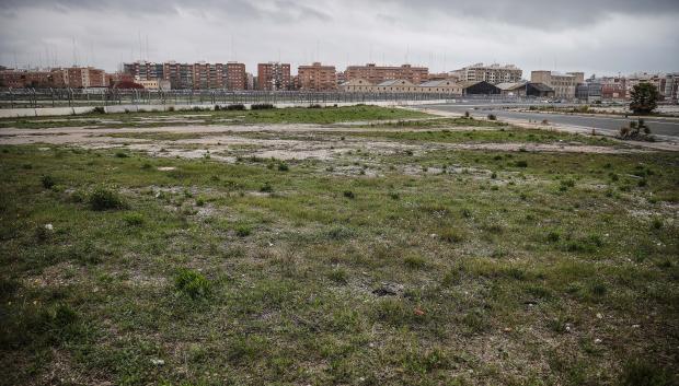 Imagen actual de la zona en la que se construirá el nuevo barrio de Valencia.