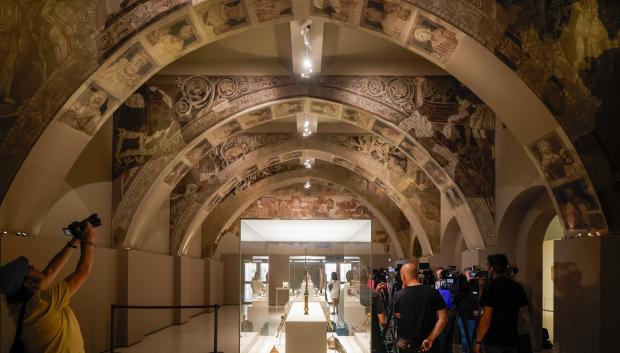 Las pinturas de Sijena expuestas en el Museo Nacional de Arte de Cataluña