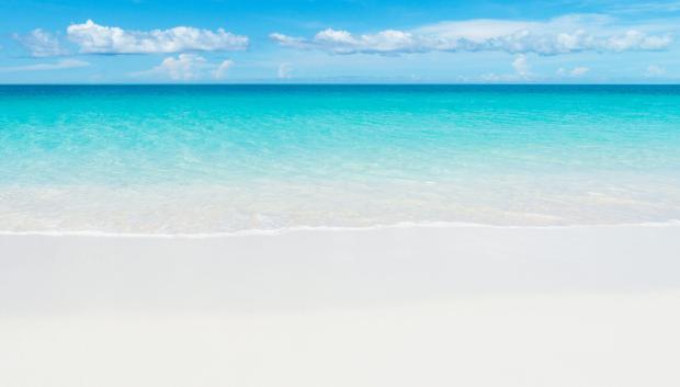 La prístina playa de Grace Bay.