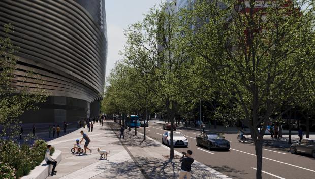 Nueva zona del Bernabéu