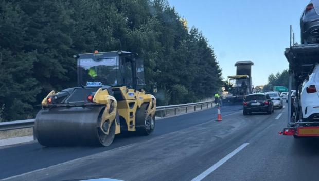 Las obras obligaban a cortar dos de tres carriles