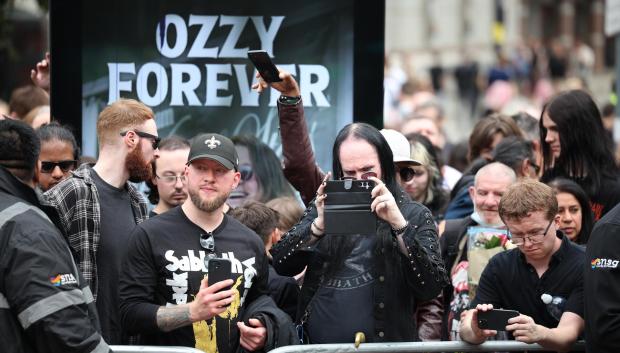 Homenajes a Ozzy Osbourne en su funeral